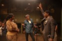 Viola Davis and Chadwick Boseman with Ma Rainey's Black Bottom director George C. Wolfe / Picture Credit: David Lee/Netflix