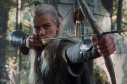 Orland Bloom Legolas in 'The Hobbit: The Desolation of Smaug'.