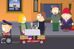 South Park Clip - Timmy's Handicar Business