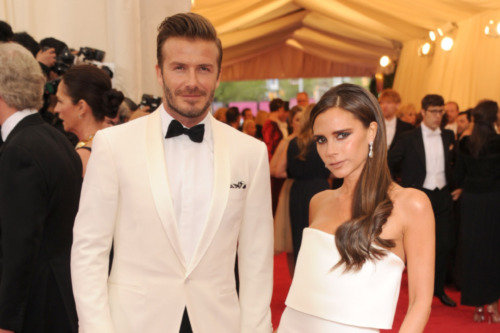David Beckham voted best celebrity suit wearer