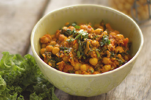 Kale and Chickpea Curry Recipe