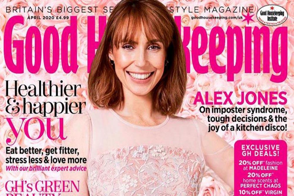 Alex Jones on the cover of Good Housekeeping 