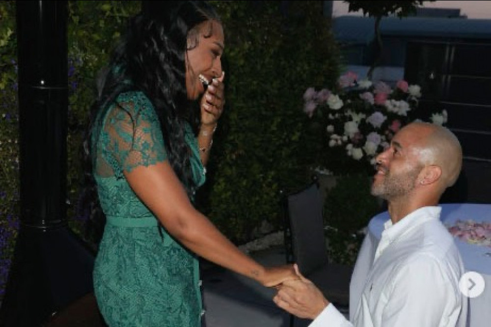 Alexandra Burke was surprised when Darren Randolph popped the question