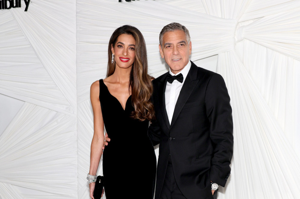 Amal and George Clooney at The Albies