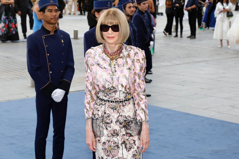 Anna Wintour is rarely seen without her sunglasses