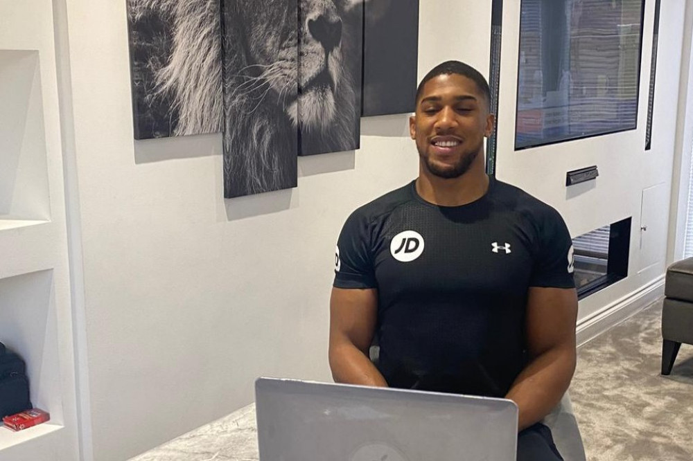 Anthony Joshua on Zoom