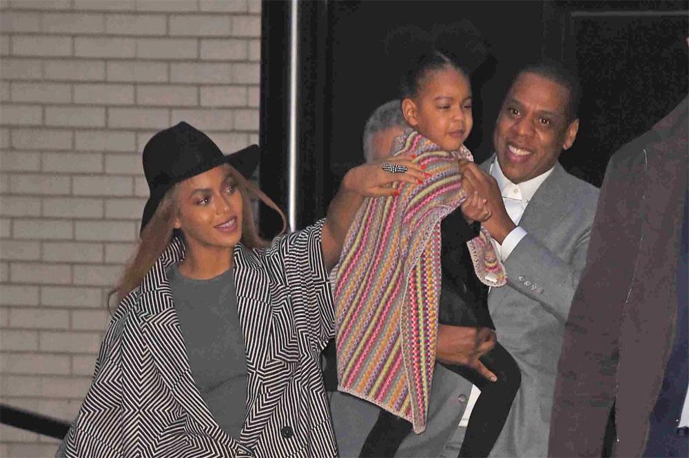 Beyonce, Blue and Jay Z