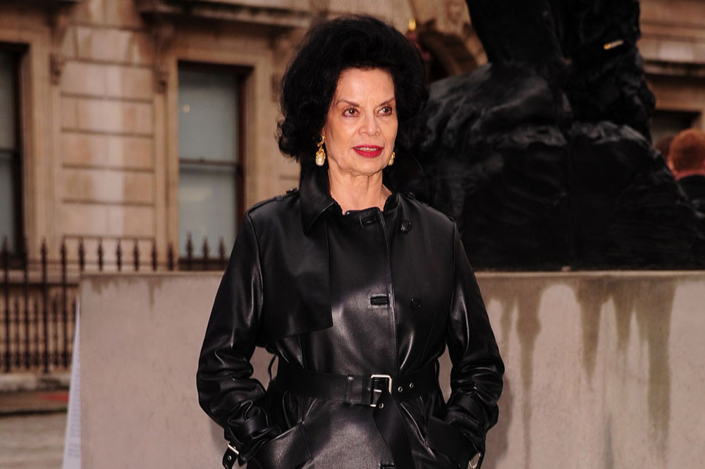 Bianca Jagger loves suits