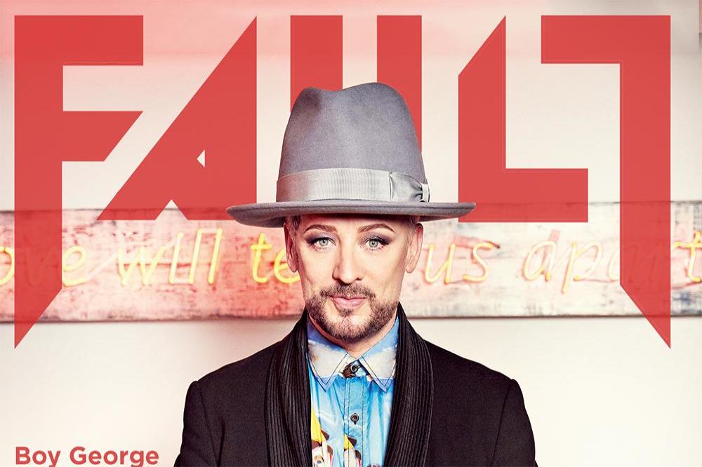 Boy George on the cover of FAULT magazine. Photography - Dean Freeman 