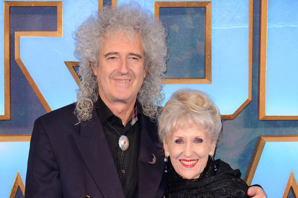 Brian May and Anita Dobson