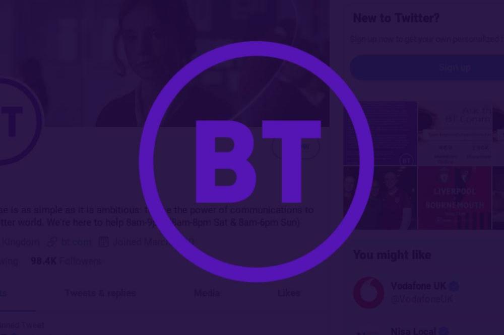 BT's logo