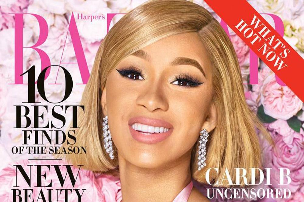 Cardi B covers Harper's Bazaar magazine 