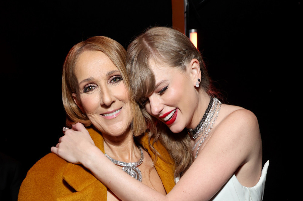Celine Dion presented Taylor Swift with Album of the Year at the Grammys in February