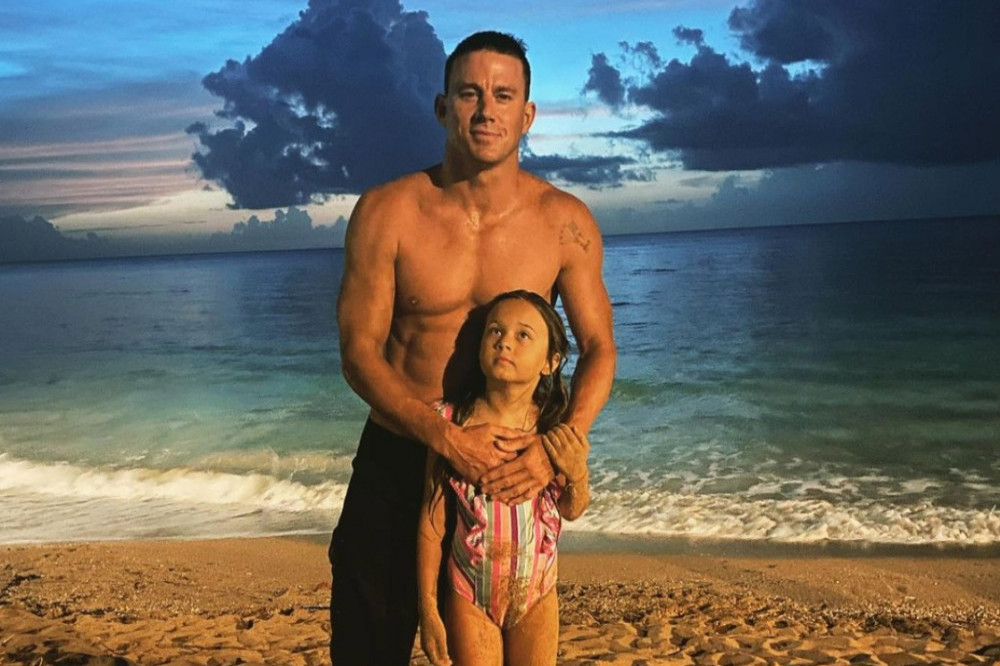 Channing Tatum and daughter Everly (c) Instagram