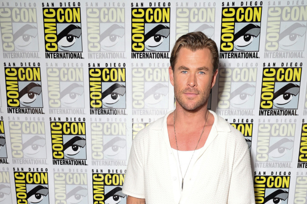 Chris Hemsworth got to record part of his latest movie role at home