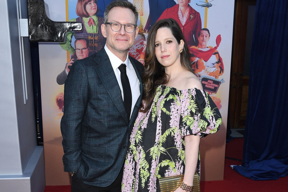 Christian Slater is about to become a dad again