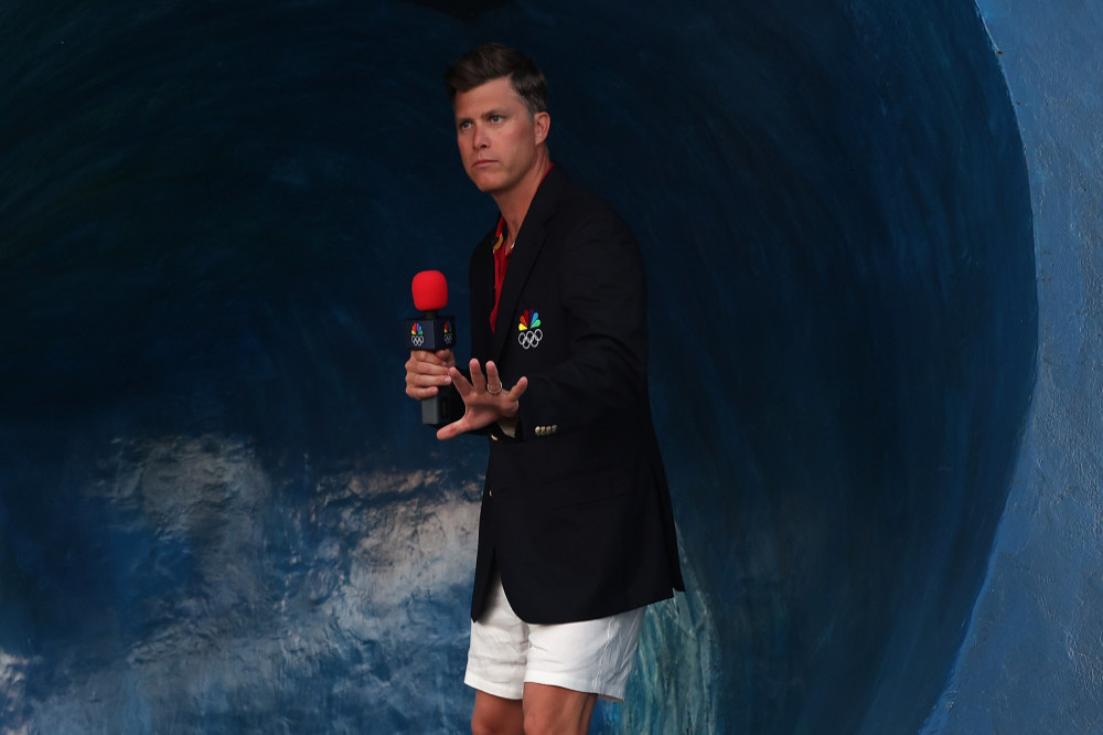 Colin Jost was reporting on the surfing when he got injured on reef