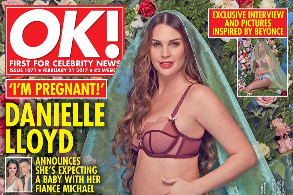 Danielle Lloyd on OK! magazine cover