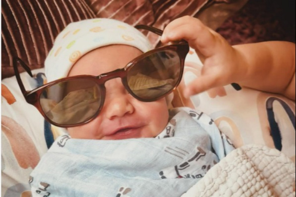 Darren Criss' baby son (c) Instagram