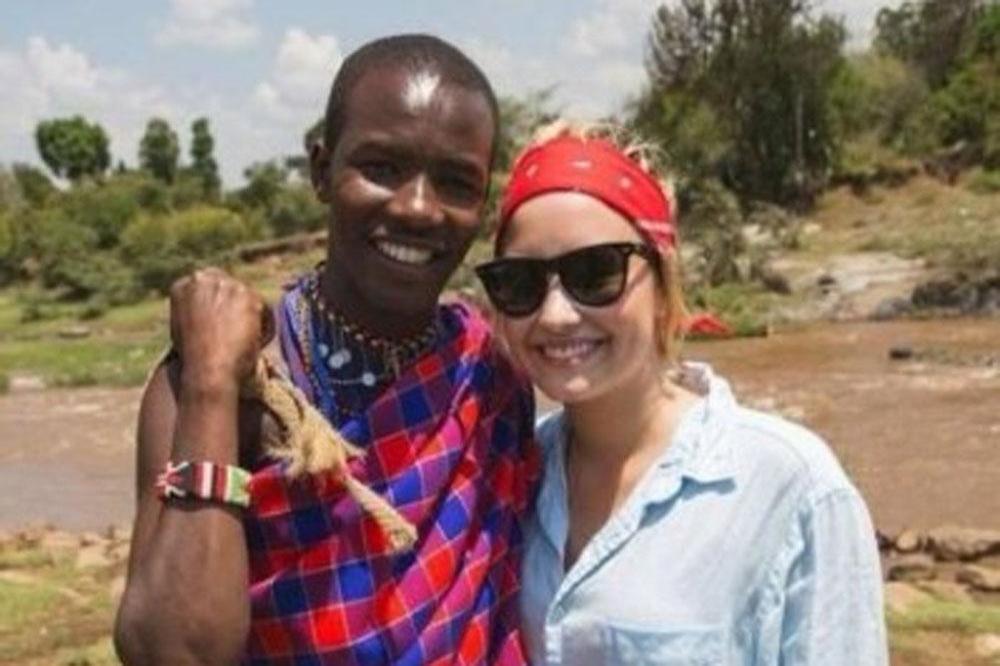 Demi Lovato in Kenya