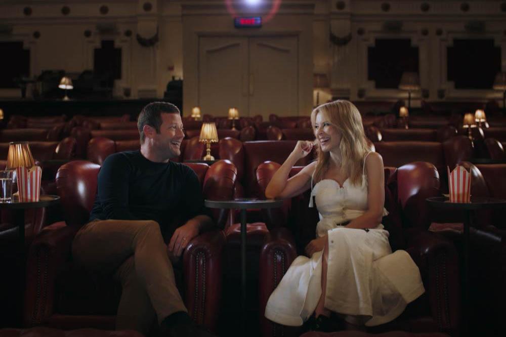 Dermot O'Leary and Kylie Minogue