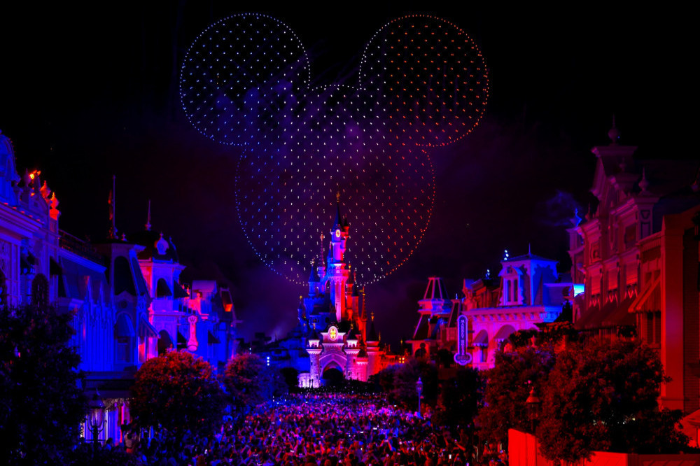 Disneyland Paris has set a new record with the drone show