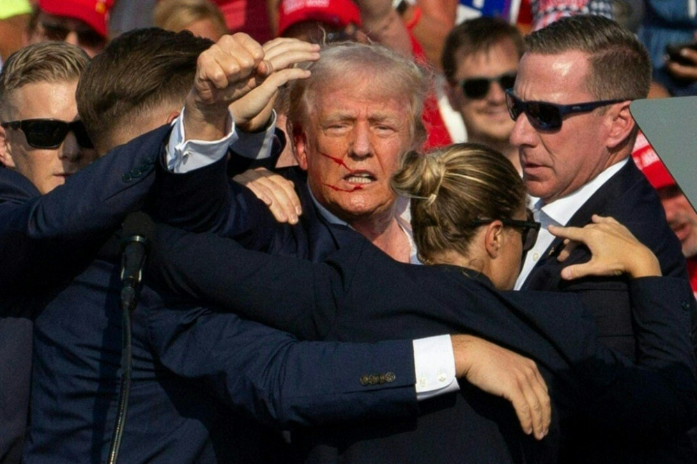 Donald Trump was shot in the ear