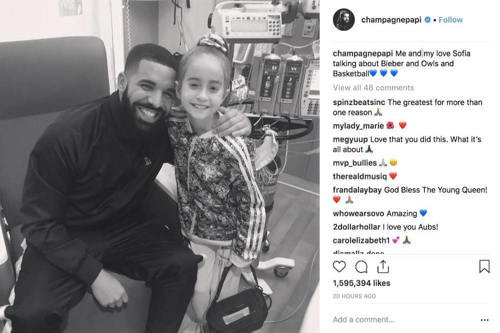 Drake's Instagram (c) post