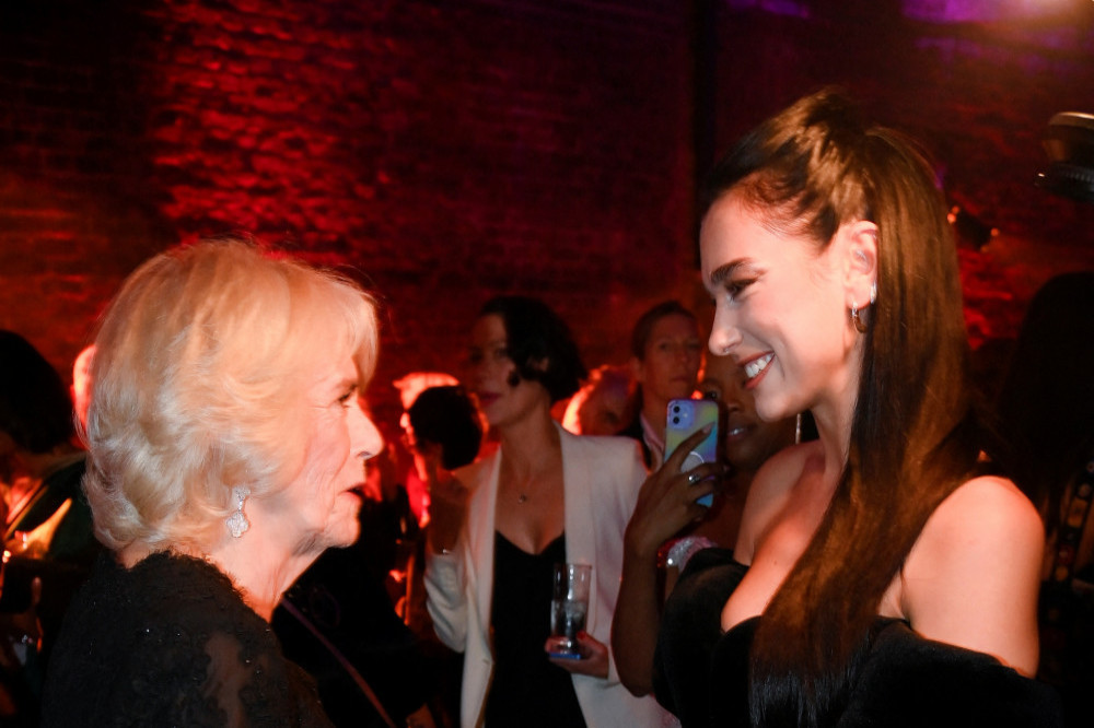 Dua Lipa meets Queen Consort Camilla