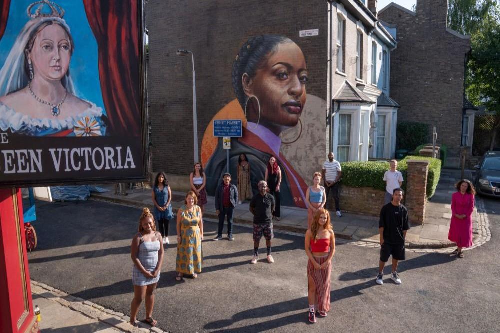 EastEnders' new mural