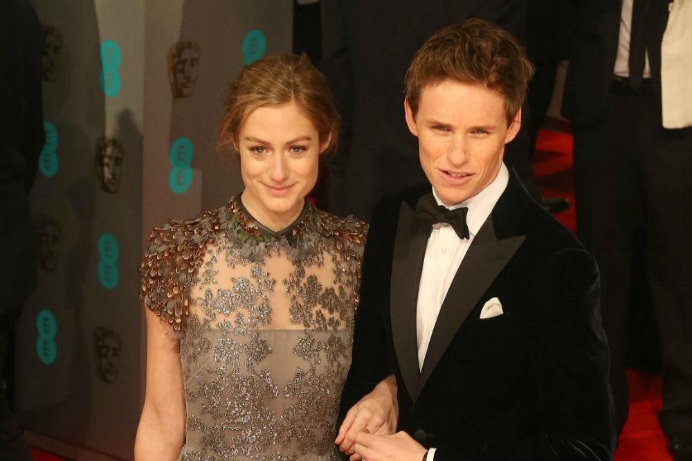 Hannah Bagshawe and Eddie Redmayne