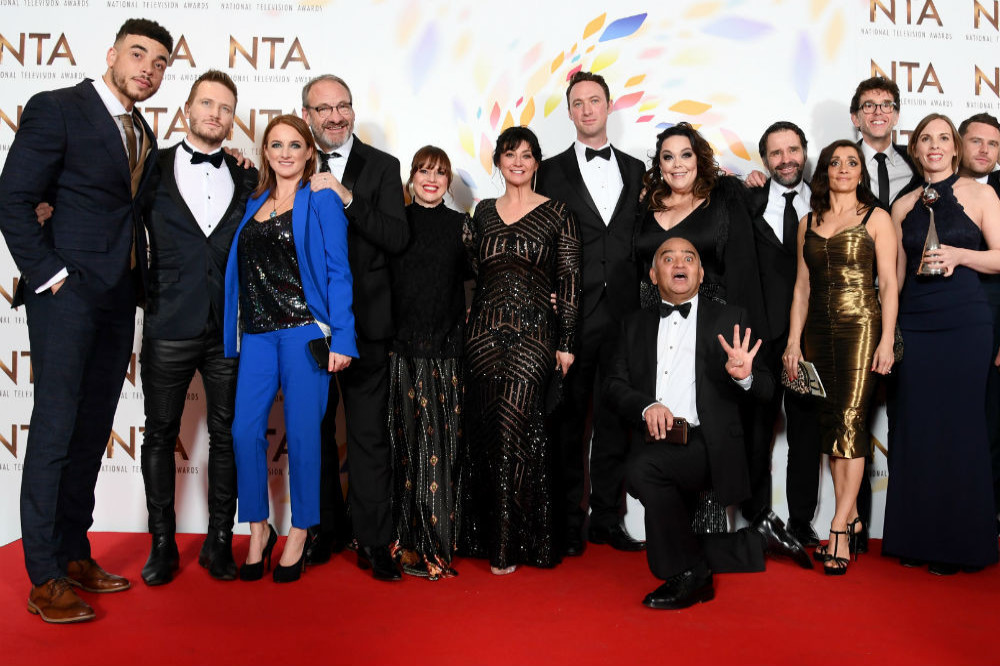 Emmerdale cast at the NTAs in January