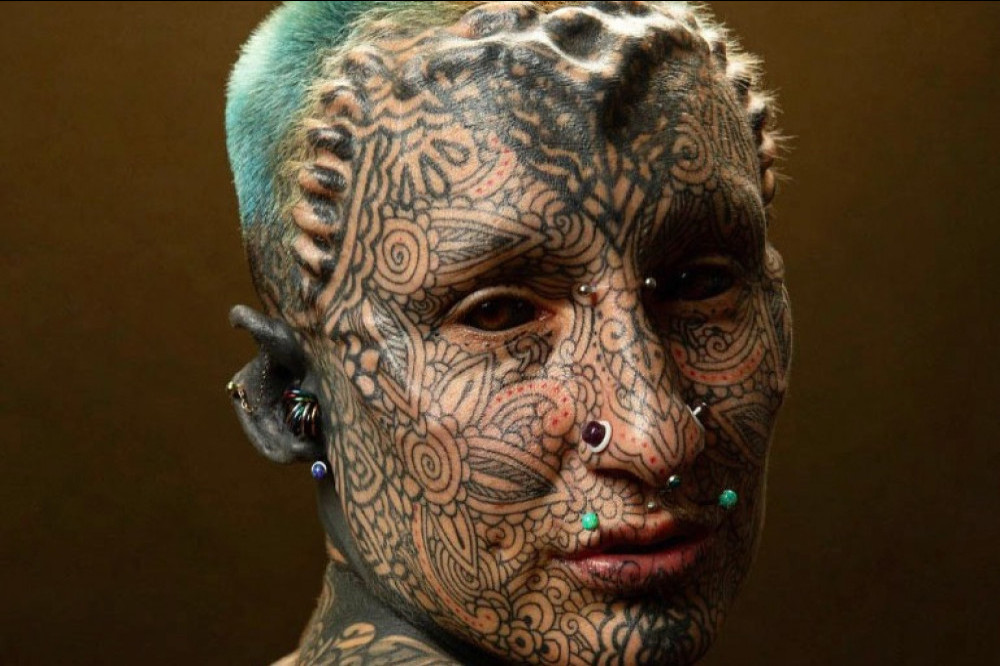 Esperance Fuerzina is the world's most tattooed woman (c) Instagram