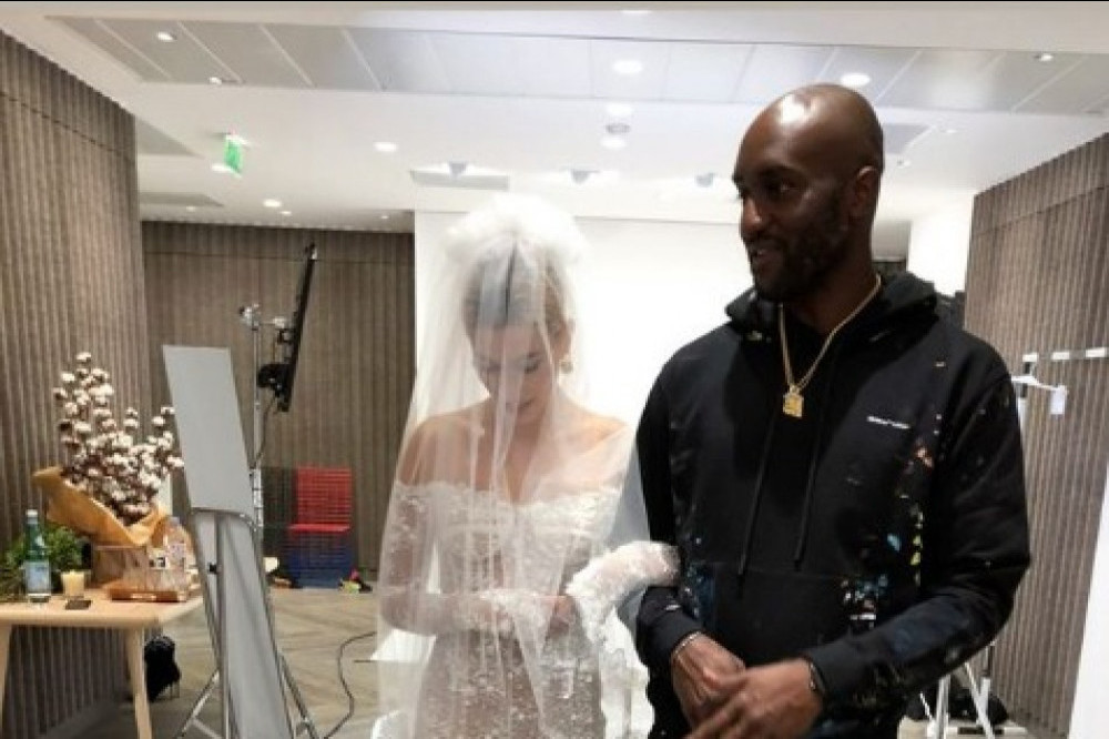 Hailey Bieber has paid tribute to her late wedding dress designer Virgil Abloh