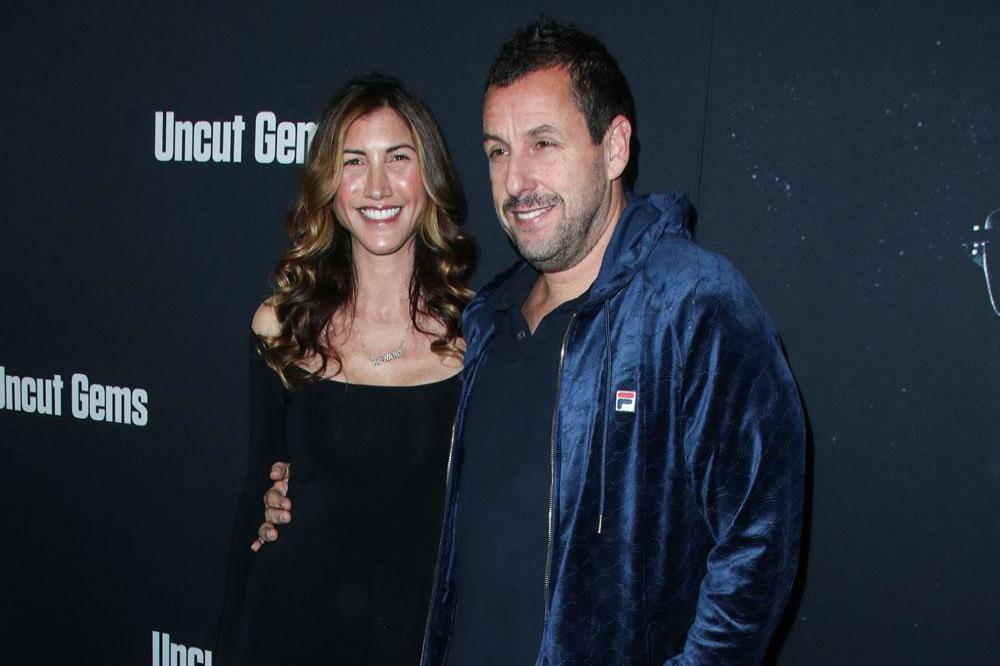 Jackie and Adam Sandler 