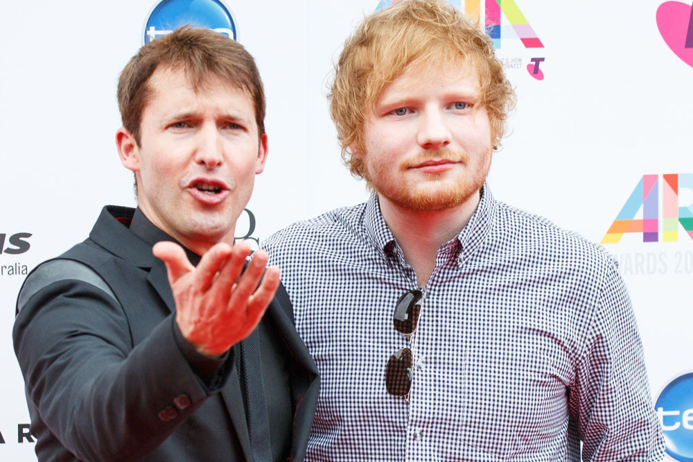 James Blunt and Ed Sheeran