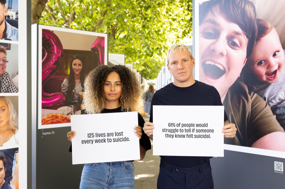 Jamie Laing and Amber Gill have helped to launch a new CALM campaign