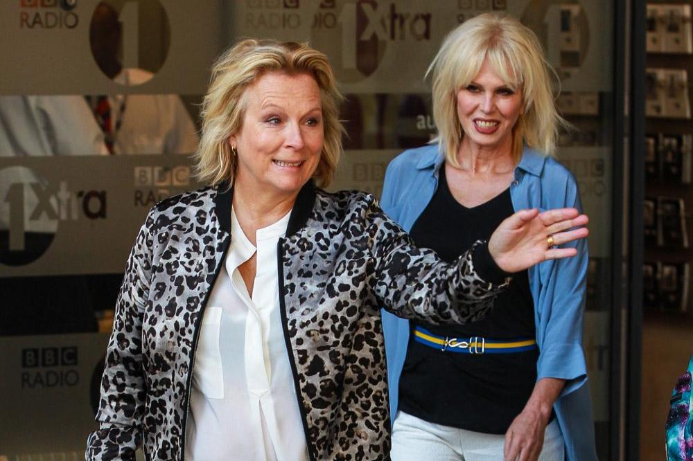 Jennifer Saunders and Joanna Lumley