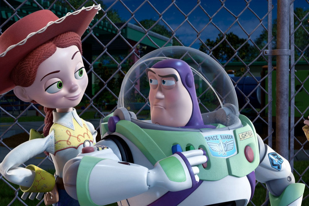 Jessie and Buzz Lightyear in Toy Story 3