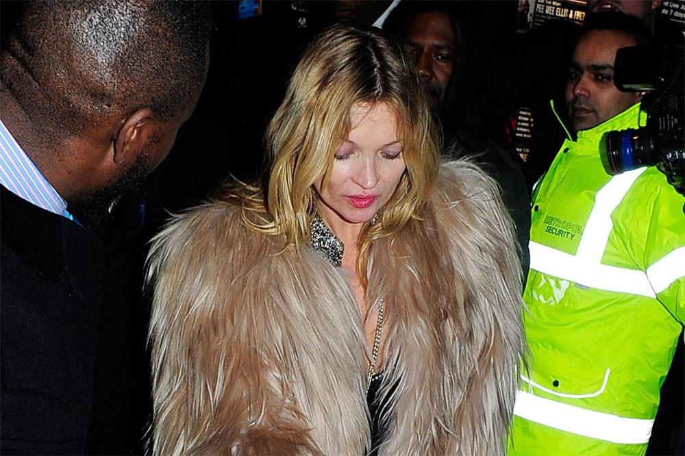 Kate Moss leaving Prince's gig at Ronnie Scott's