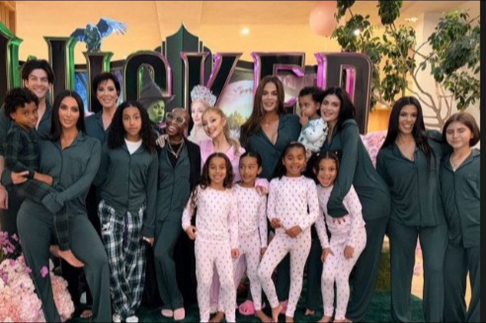 Kim Kardashian's family enjoyed a special screening of Wicked (c) Instagram