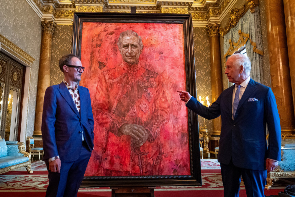 King Charles started sitting for his new official portrait when he was still Prince of Wales