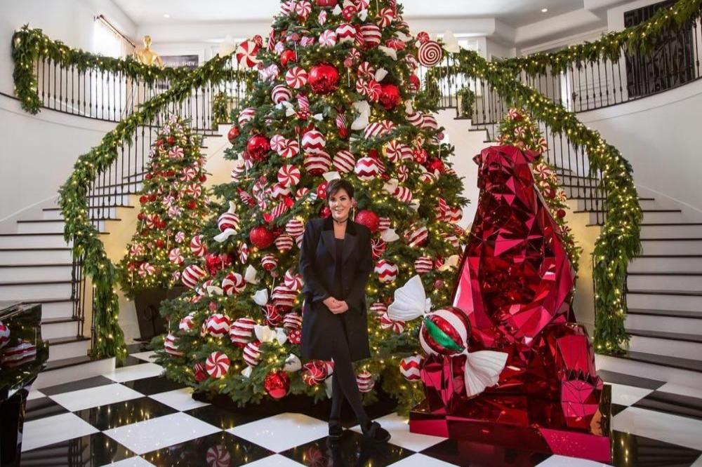 Kris Jenner's Christmas decorations