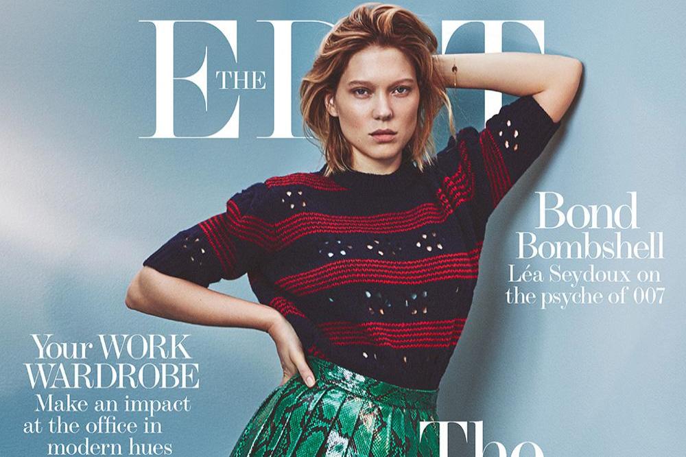 Léa Seydoux on The Edit cover