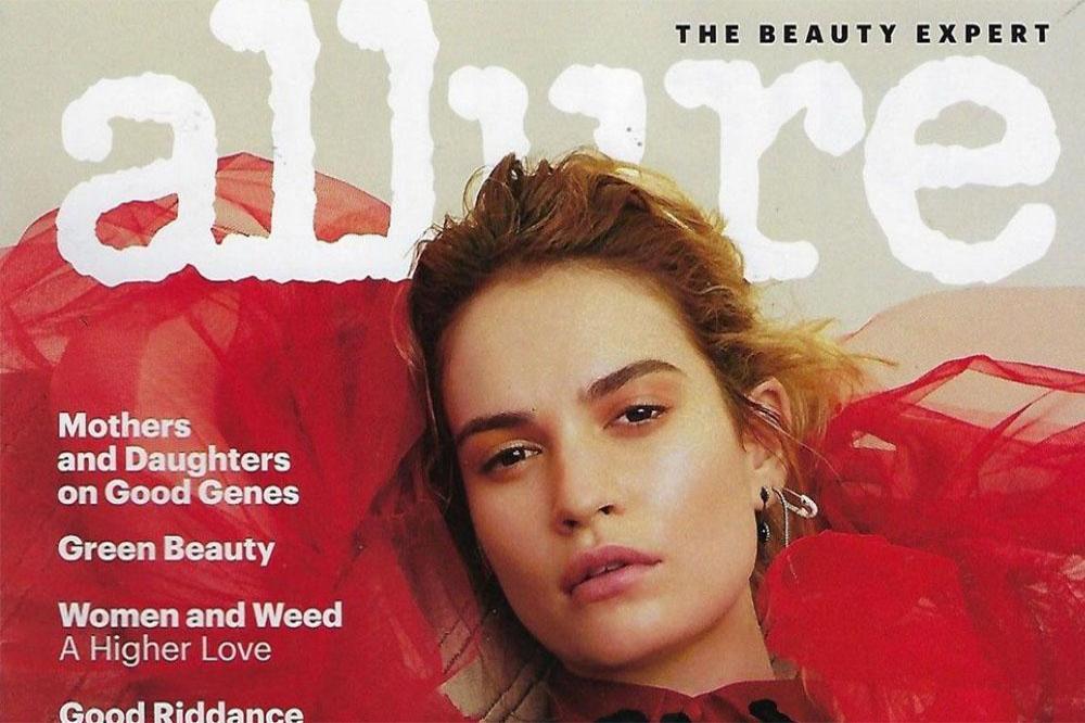 Lily James for Allure magazine