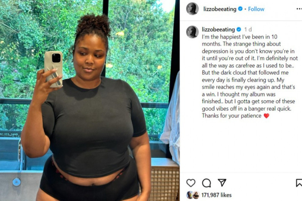 Lizzo is the 'happiest' she has been in 10 months - Instagram-Lizzo