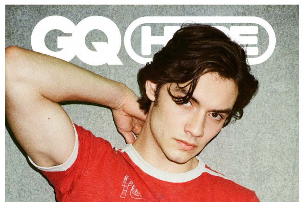 Louis Partridge covers GQ Hype/ Photo by Elliot Morgan