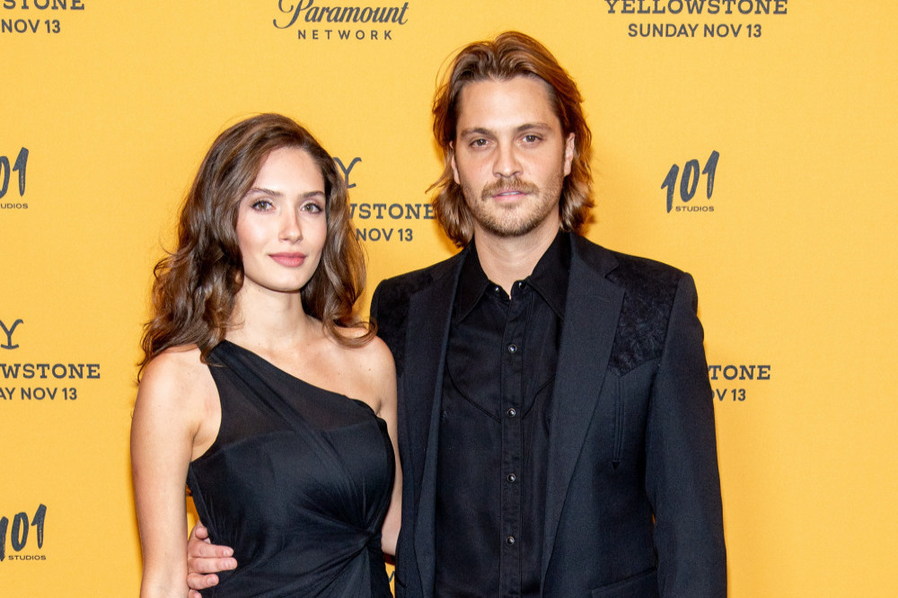 Luke Grimes and his wife Bianca are expecting their first baby