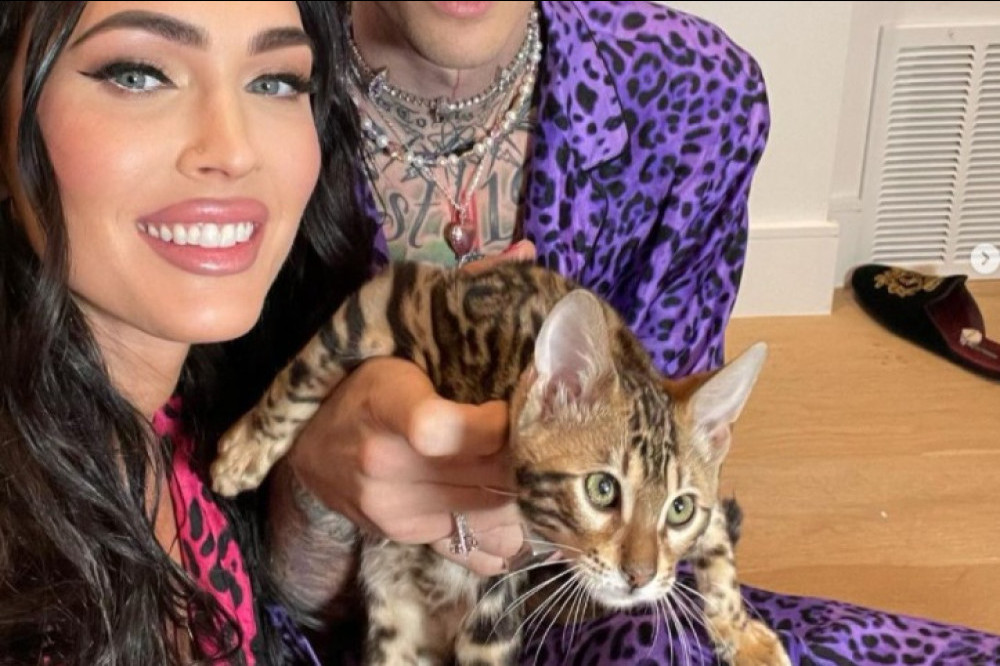 Machine Gun Kelly and Megan Fox introduce new kitten