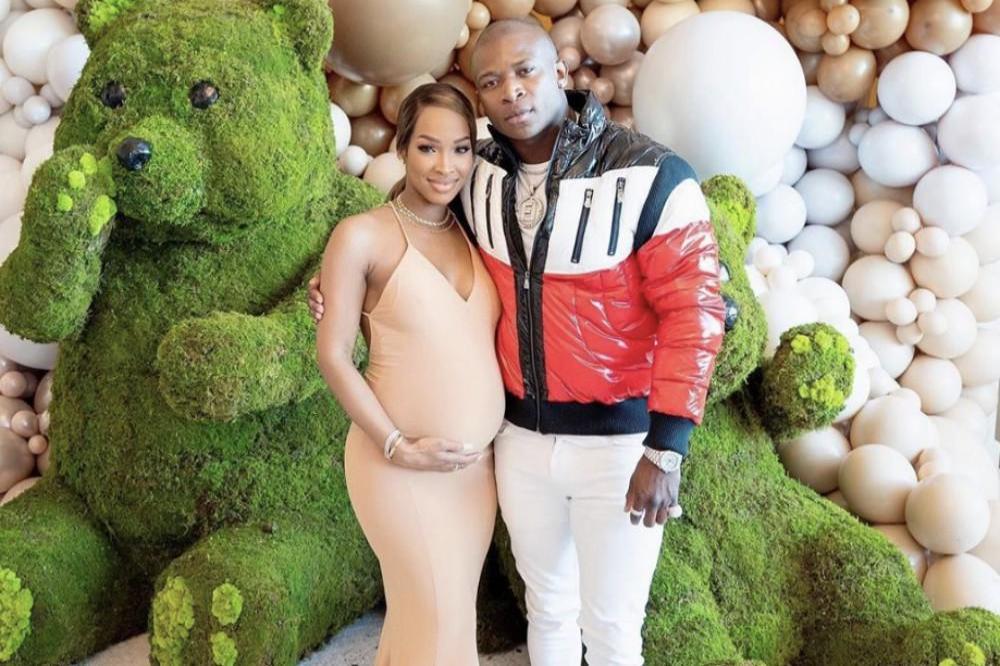 Malika Haqq and O.T. Genasis at their baby shower